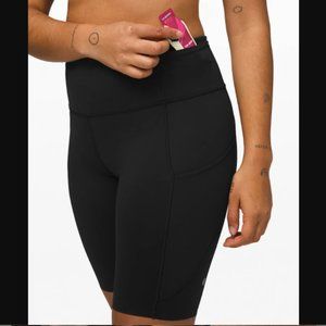 Lululemon Fast and Free Short 10" Cool Black Run